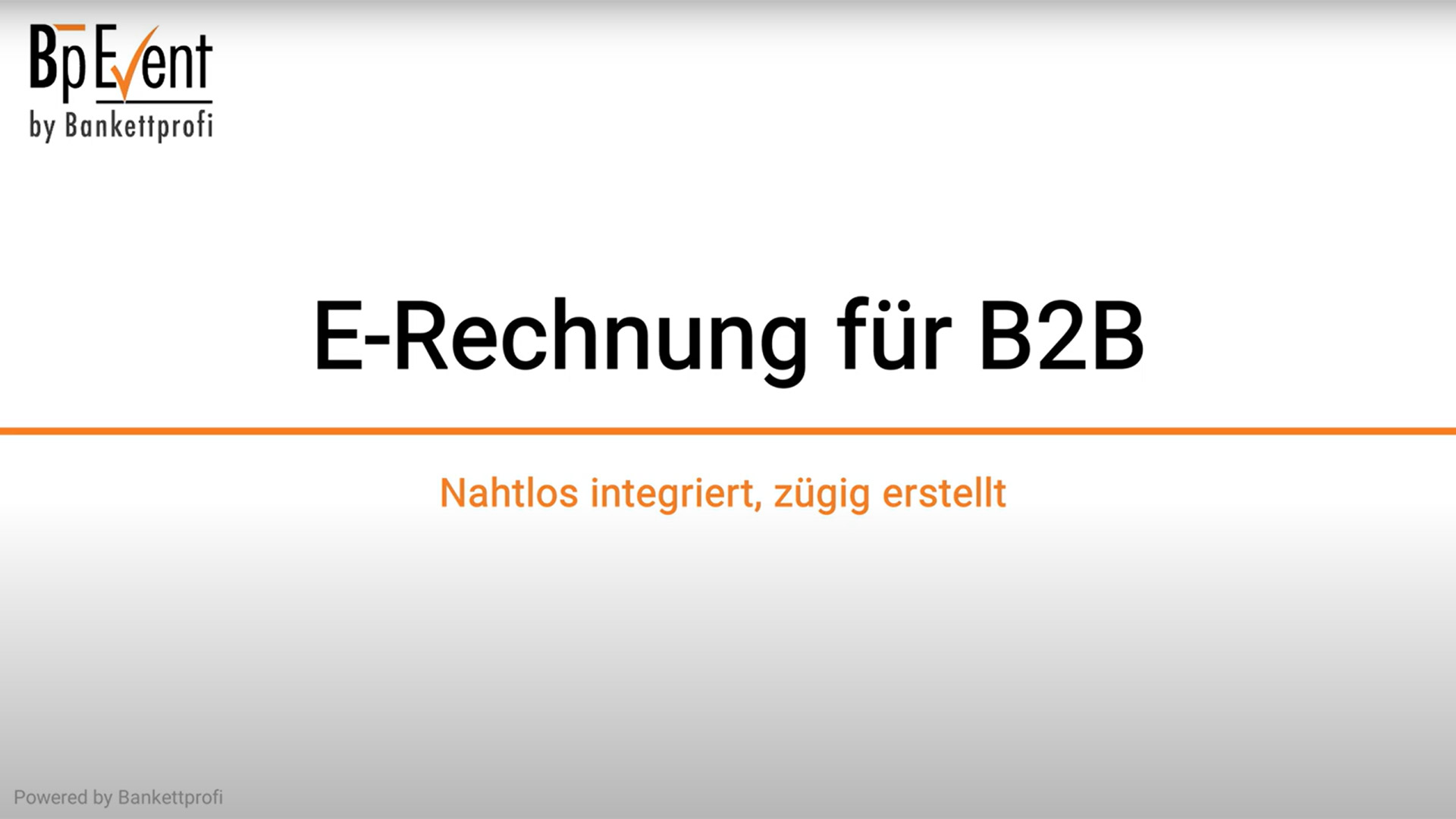 E-Rechnung für B2B - nahtlos integriert, zügig erstellt